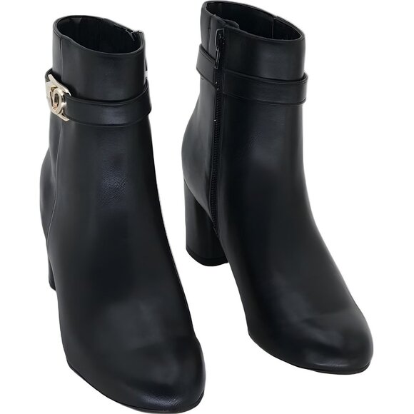 Naturalizer Lottie Dress Ankle Booties Black Women's US 5.5M - Picture 1 of 6